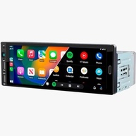 Central Multimídia MP5 1 DIN 6.9" IPS Touch, Bluetooth, Carplay & Android Auto Sem Fio - imagem 3