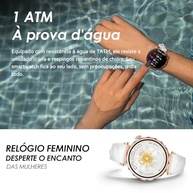 Smartwatch Feminino Elegante: Tela 1.32" Full Touch, Chamadas, 120+ Modos Esportivos | Compatível Android/iOS - imagem 5