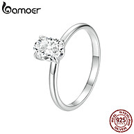 Anel Bamoer Moissanite: Elegância em Prata 925 - imagem 1