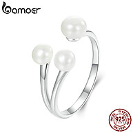 Anel de Prata 925 com Pérola Ajustável – Elegante e Ideal para Presente - imagem 1