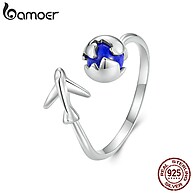 Anel Prata 925 Bamoer: Elegância Ajustável - imagem 1