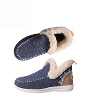Women's Flat Fluffy Ankle Boots, Faux Fur Lining Anti-Slip Ankle Boots, Mini Boots Ankle, Fashion Casual Round Toe Plush Short Booties, Soft Plush Slip-On Sneakers for Cozy Feet. - imagem 2