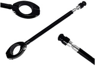 KIT 2 Antena Corta Linha Pipa Moto Retrátil 6 Estágios Inox Dobrável Guidão - imagem 3