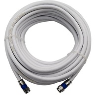 Cabo Coaxial RG06 15m Branco: Sinal Perfeito para sua Antena, TV e Internet! - imagem 2