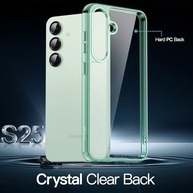 JETech Capa Samsung Galaxy S25 5G: Proteção Transparente Anti-Amarelamento e Anti-Choque (Verde) - imagem 4