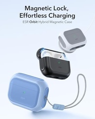 ESR Capa HaloLock para AirPods Pro 2ª Geração: Proteção MagSafe e Anti-Queda em Azul Vibrante - imagem 4