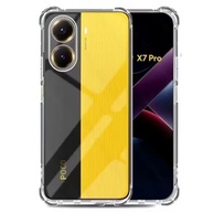 Capa CORONITAS Anti-Shock para Xiaomi Poco X7 Pro: Proteção Total com Estilo Transparente - imagem 3