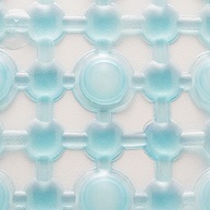 Tapete de PVC com Antiderrapante para Banheiro - Segurança e Estilo em Azul 63x35cm - imagem 4