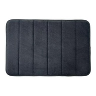 Tapete Antiderrapante Soft Cinza - Macio, Absorvente e Lavável para Banheiro e Lavabo - imagem 1