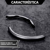 Capa Volante Fibra Carbono Premium - Design Esportivo e Antiderrapante Universal - imagem 3