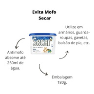Kit 3 Antimofo 180g - Desumidificador Antiumidade para Armários e Closets - imagem 1