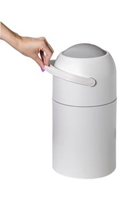 Lixeira Mágica Baby Mel 3 em 1 - Antiodor, Antibacteriana e Antiviral, 10L - Ideal para Fraldário do Bebê (Branco) - imagem 4