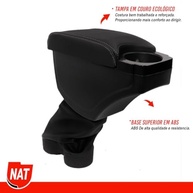 Apoio de Braço Ford Ka e Ka+ 2015-2019: Conforto e Estilo com Porta-Copos (Preto/Cinza) - imagem 4