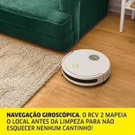 Kärcher RCV 2 Robô Aspirador Inteligente com Controle Remoto e App - Aspira e Passa Pano - imagem 4