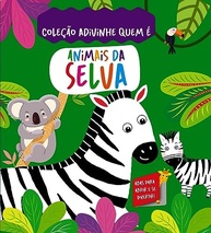 Livro Infantil Adivinhe Quem É? Animais da Selva - Diversão e Aprendizado - imagem 2