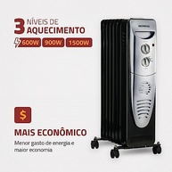 Aquecedor a Óleo Mondial 1500W 110V - Conforto e Economia com Segurança - imagem 5