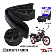 Câmara de Ar TMAC Schrader Aro 18: Ideal para Honda CG Titan, Fan 125/150/160 e Yamaha YBR/Factor - imagem 3