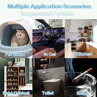 Purificador de Ar Ozônio Inteligente: Elimine Odores e Renove o Ar com Detecção Corporal - imagem 4
