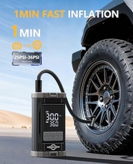Compressor de Ar Portátil 150PSI: Bomba de Ar Sem Fio Essencial para Seu Carro e Bicicleta - imagem 3