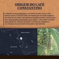 Café Especial Constantino 250g Pacote Torrado Grãos Arábica - imagem 1