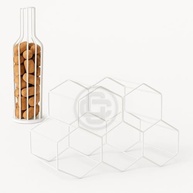 Adega de Vinho com Porta-Rolhas Aramado Empilhável - Design Moderno e Prático para Armazenamento Elegante - imagem 4