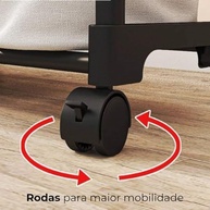 Arara Organizadora com Rodas - Cabideiro e Sapateira Multifuncional - imagem 5
