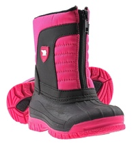 ArcticShield Botas de Neve Infantis Impermeáveis Aquecidas Confortáveis Duráveis Fácil de Calçar e Descalçar Inverno (Bebê/Criança Pequena/Criança Grande), rosa, 12 Little Kid - imagem 1