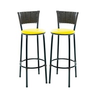 Kit 2 Banquetas Altas Argila para Cozinha e Área Gourmet - Design Moderno e Conforto - imagem 2