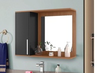 Armário Espelheira para Banheiro Space com Porta – Design Moderno e Funcionalidade Premium - imagem 1