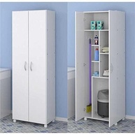 Armário Multiuso para Lavanderia com Porta Vassouras - Design Moderno e Organização Inteligente - imagem 2