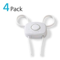 Safety 1st OutSmart™ Flex Lock Branco - Proteção Inteligente para Armários (Pacote com 4) - imagem 3