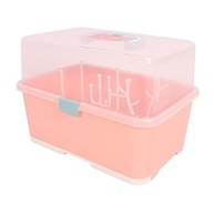Organizador Portátil de Mamadeiras com Capa Protetora - Secagem e Armazenamento Seguro para Bebês - imagem 5