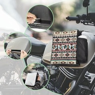 Bolsa Frontal Universal para Quadriciclo e Moto - Estampa Asteca Vaca | Armazenamento Essencial - imagem 5