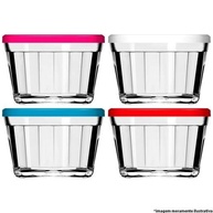 Conjunto 6 Potes de Vidro 350ml Nadir - Design Elegante e Prático para Armazenamento - imagem 3