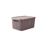 Caixa com Tampa Trama Plasútil 14L - Armazenamento Moderno e Seguro - imagem 4