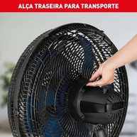 Ventilador de Parede Arno Xtreme Force Breeze 50cm - 6 Pás Silencioso com Modo Sono e Oscilação - imagem 5