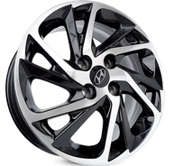 Rodas KR S40 Aro 15 para HB20 (4x100) - Preta Diamantada: Estilo e Performance - imagem 1