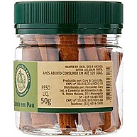 Canela em Pau Pura Companhia das Ervas 50g - Aroma Intenso - imagem 3