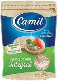 Biscoito de Arroz Integral Camil 150g - imagem 1