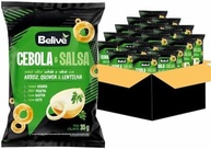 Belive Display Snack De Arroz Sabor Cebola E Salsa Sem Glúten Sem Leite 35G - Caixa Com 20 Unidades - imagem 3