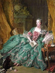 Madame Pompadour de François Boucher - Tela Canvas 60x79cm - Obra de Arte para Decoração Elegante - imagem 1