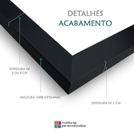 Moldura 50x75 cm com Proteção PETG para Artes, Posters e Decoração Moderna - imagem 4