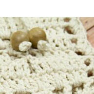Porta Papel Higiênico Crochê Cru: Charme Artesanal - imagem 2