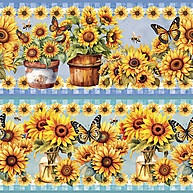 Tricoline Girassol: Tecido Ideal para Artesanato 🌻 - imagem 1