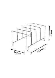 Organizador para Refratários Cromado - Design Moderno e Funcional Arthi - imagem 3
