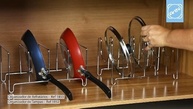 Suporte Organizador de Tampas Cromado com 6 Divisórias - Arthi | Solução Inteligente para Cozinha e Organização - imagem 4