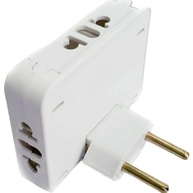 Adaptador Tomada T Articulado 2500W: 3 Saídas Flexíveis 10A 250V - Versatilidade Total! - imagem 2