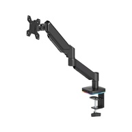Suporte Articulado Monitor Mesa com RGB e Hub USB, VESA de Engate Rápido, Mola de Tensão Ajustável, Passagem Interna de Cabos — 17–34" / até 9 kg - imagem 2