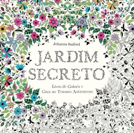 Jardim Secreto: Livro de Colorir e Caça ao Tesouro Antiestresse para Todas as Idades - imagem 1