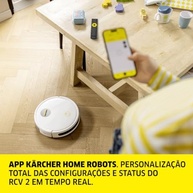 Kärcher RCV 2 Robô Aspirador Inteligente com Controle Remoto e App - Aspira e Passa Pano - imagem 5